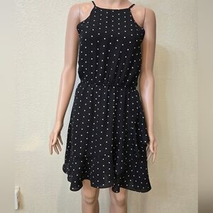 About dress xs black with dots